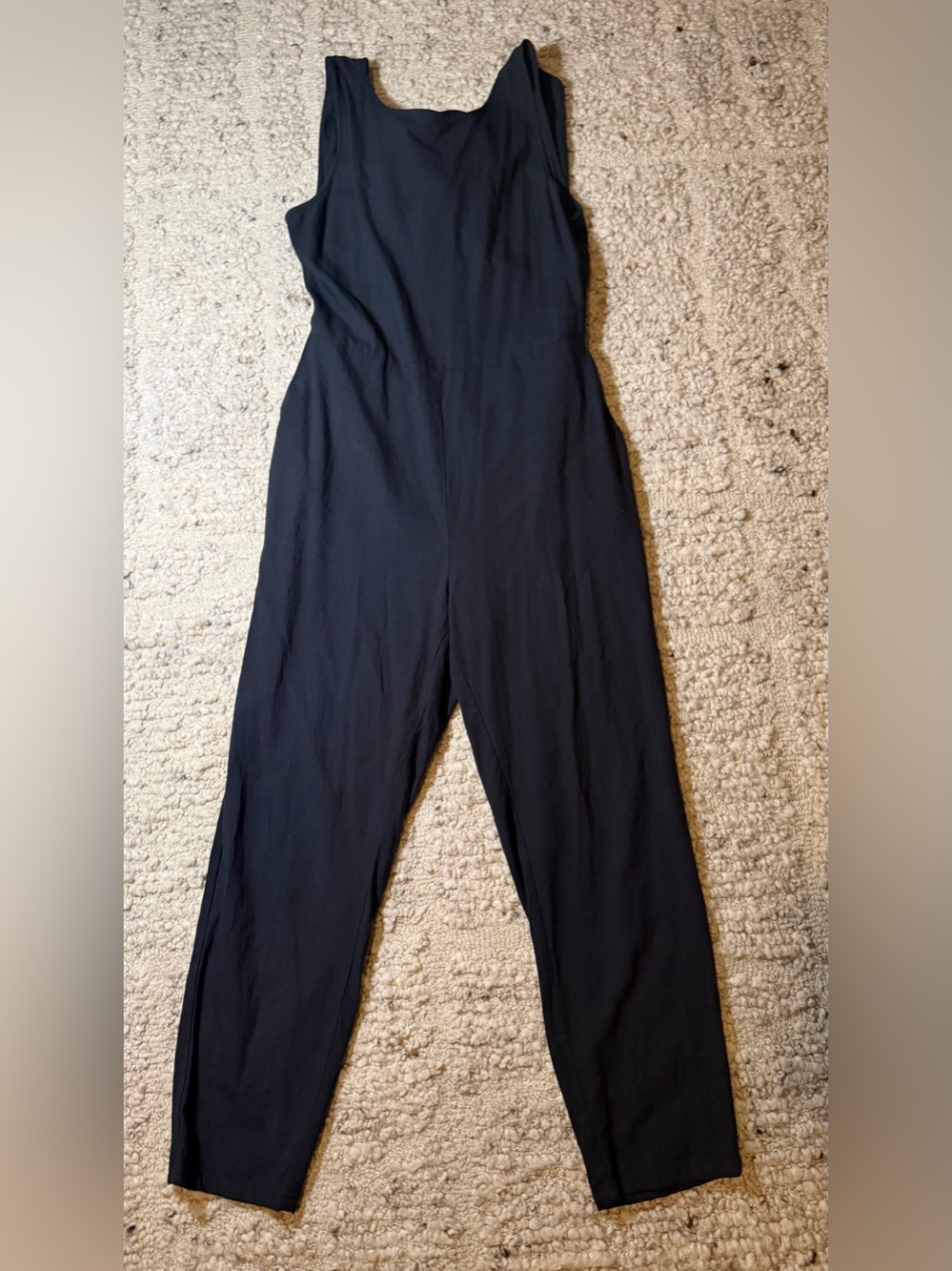 Marine Layer Black Sleeveless Jumpsuit